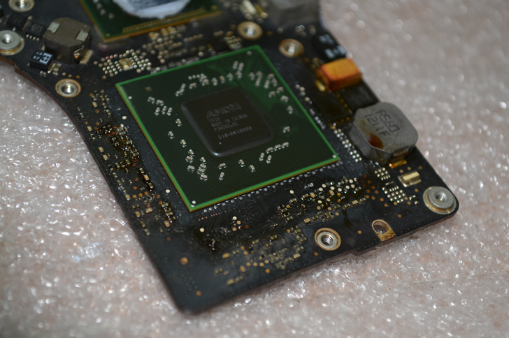 Прожиг новой видеокарты MacBook A1286